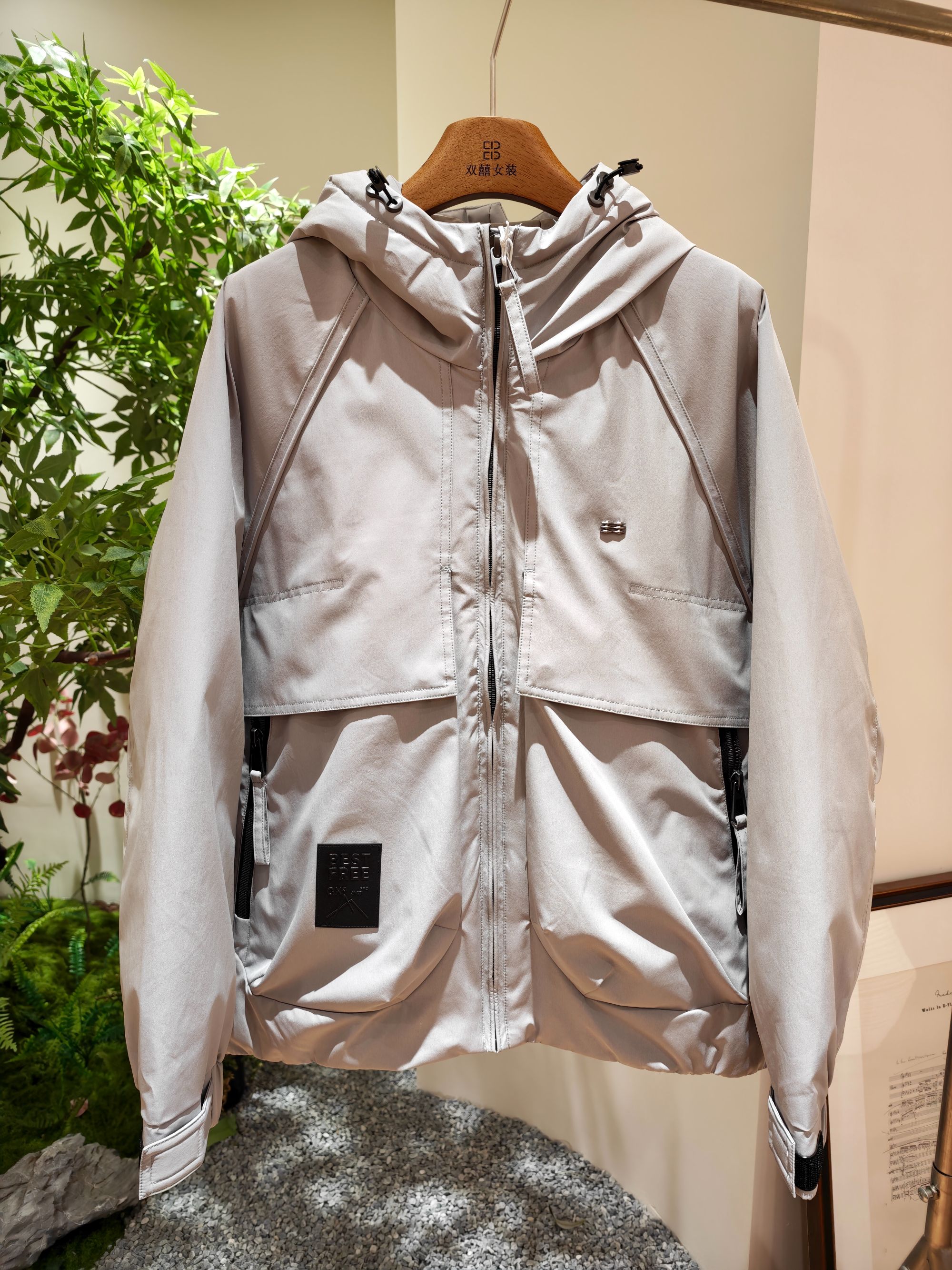 【囍】户外简约情侣羽绒服男士冬季工装羽绒服