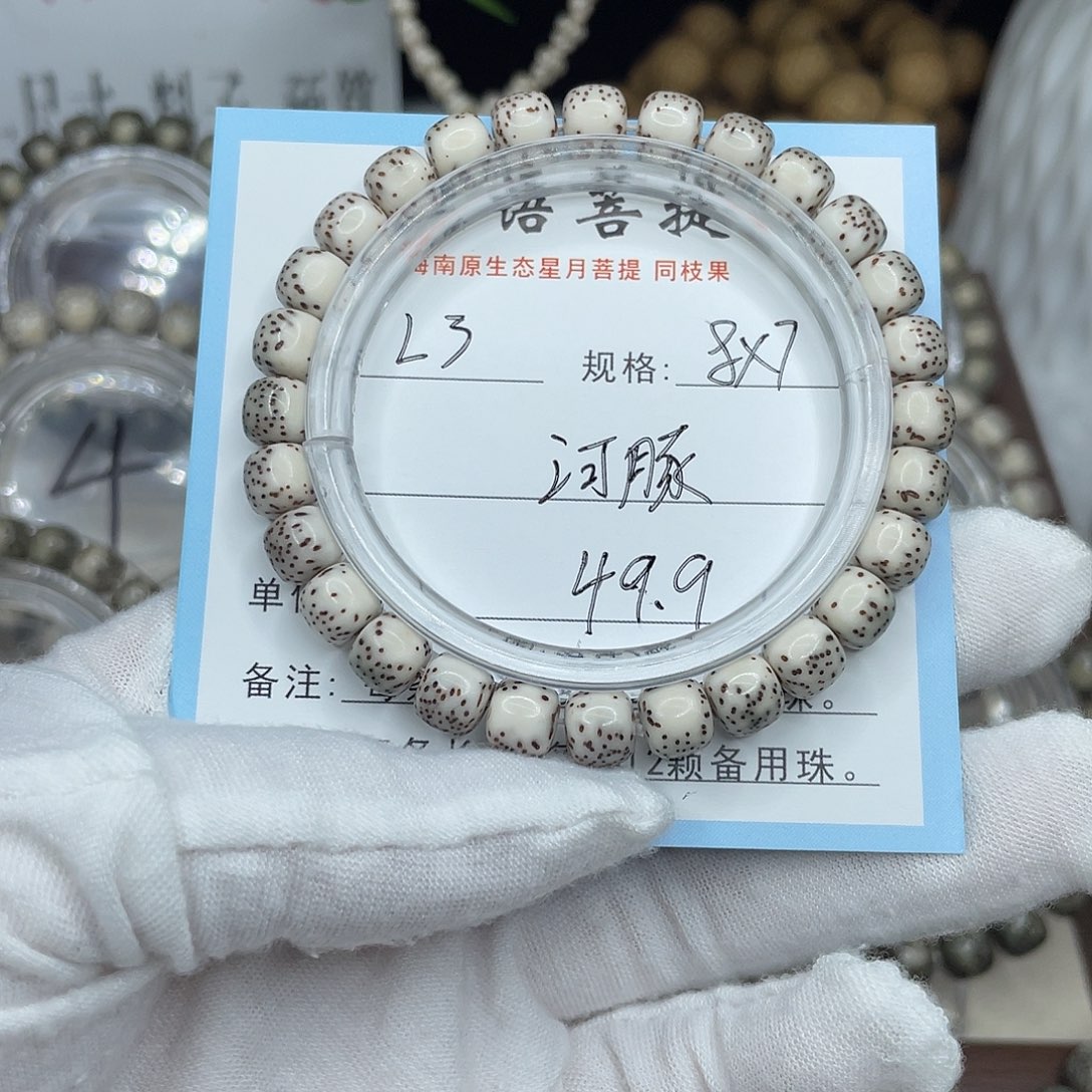 手串星月菩提河豚