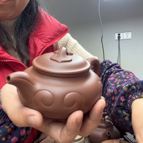 紫砂茶壶晨*泥料底槽清