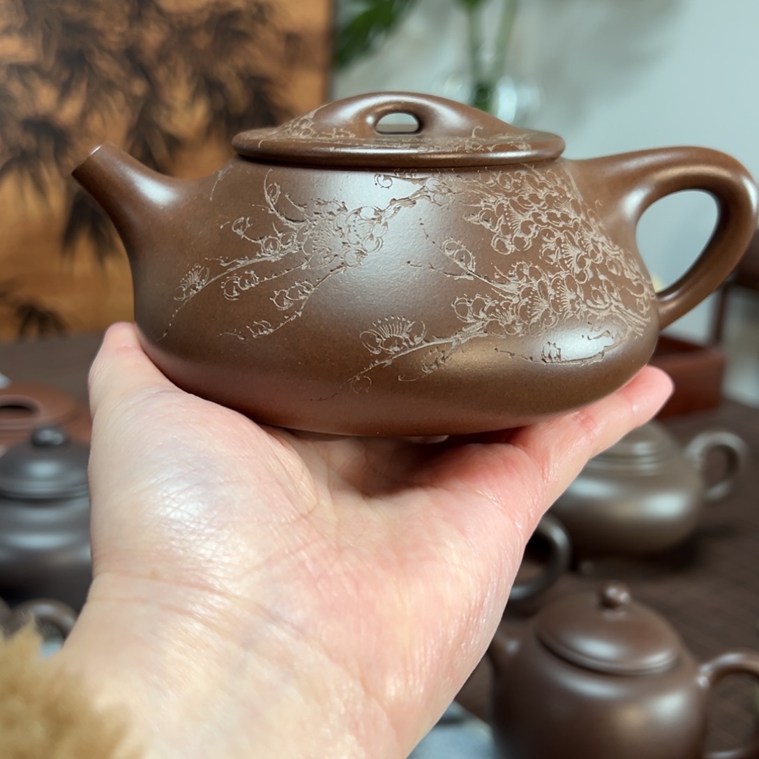 f***t紫砂茶壶景舟石瓢紫砂壶