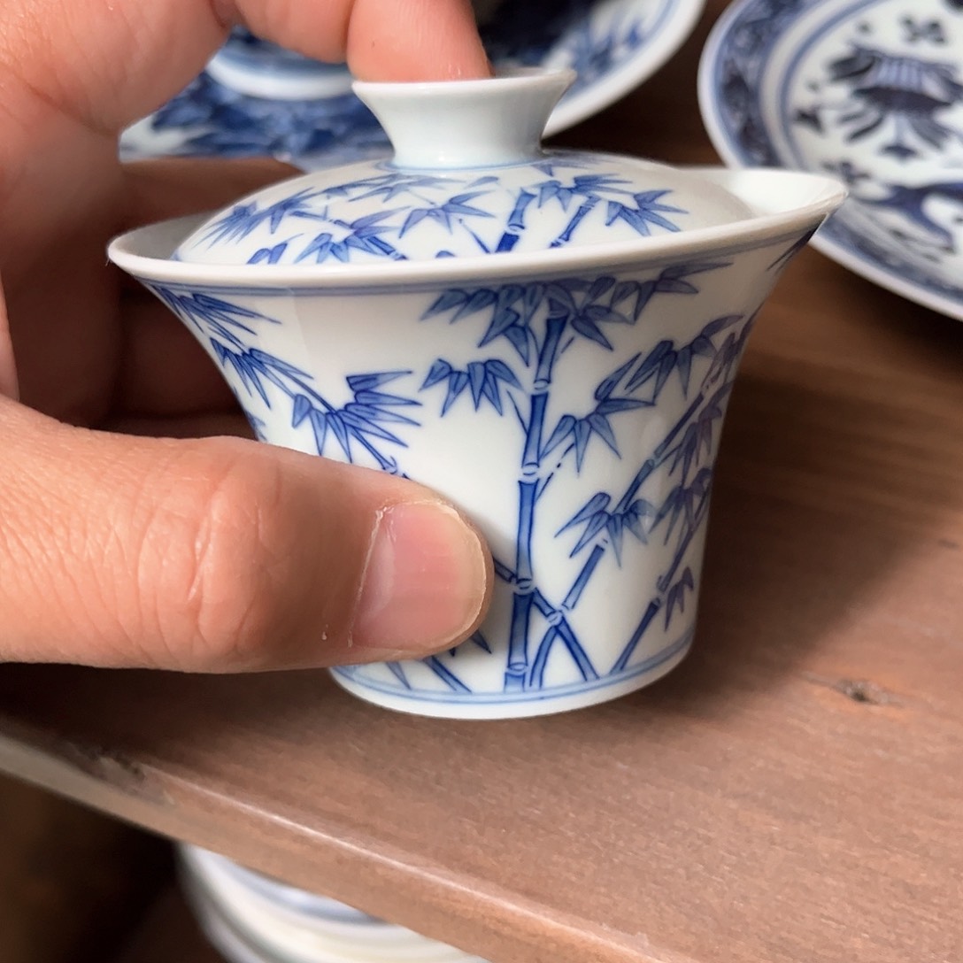 杯青花瓷器青花瓷器