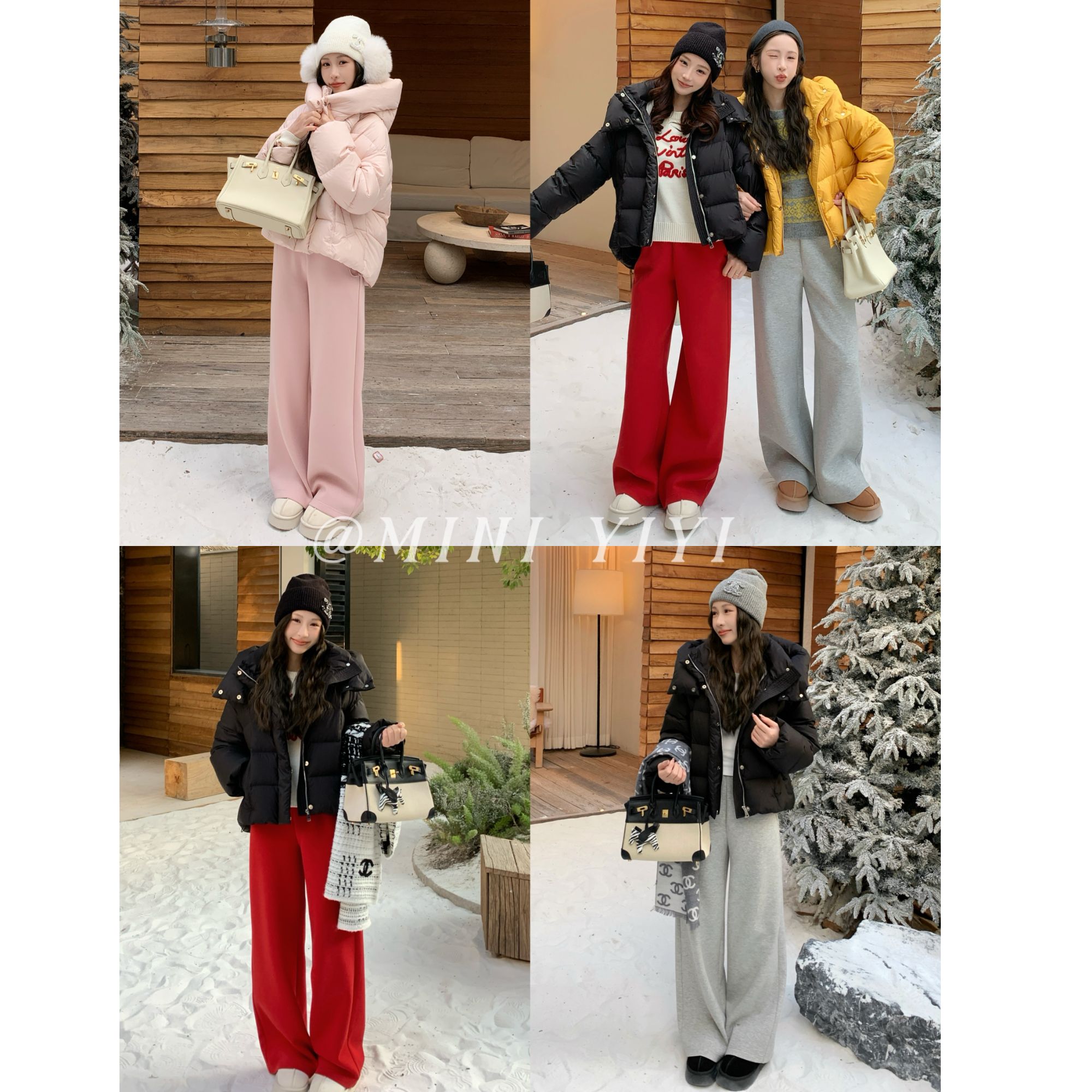 【团宠垂垂裤】<YiYiii>小个子时尚加绒裤显瘦百搭高腰裤子