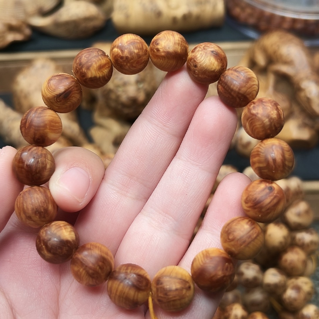 手串/手链柏木（崖柏）太行火焰纹1.2