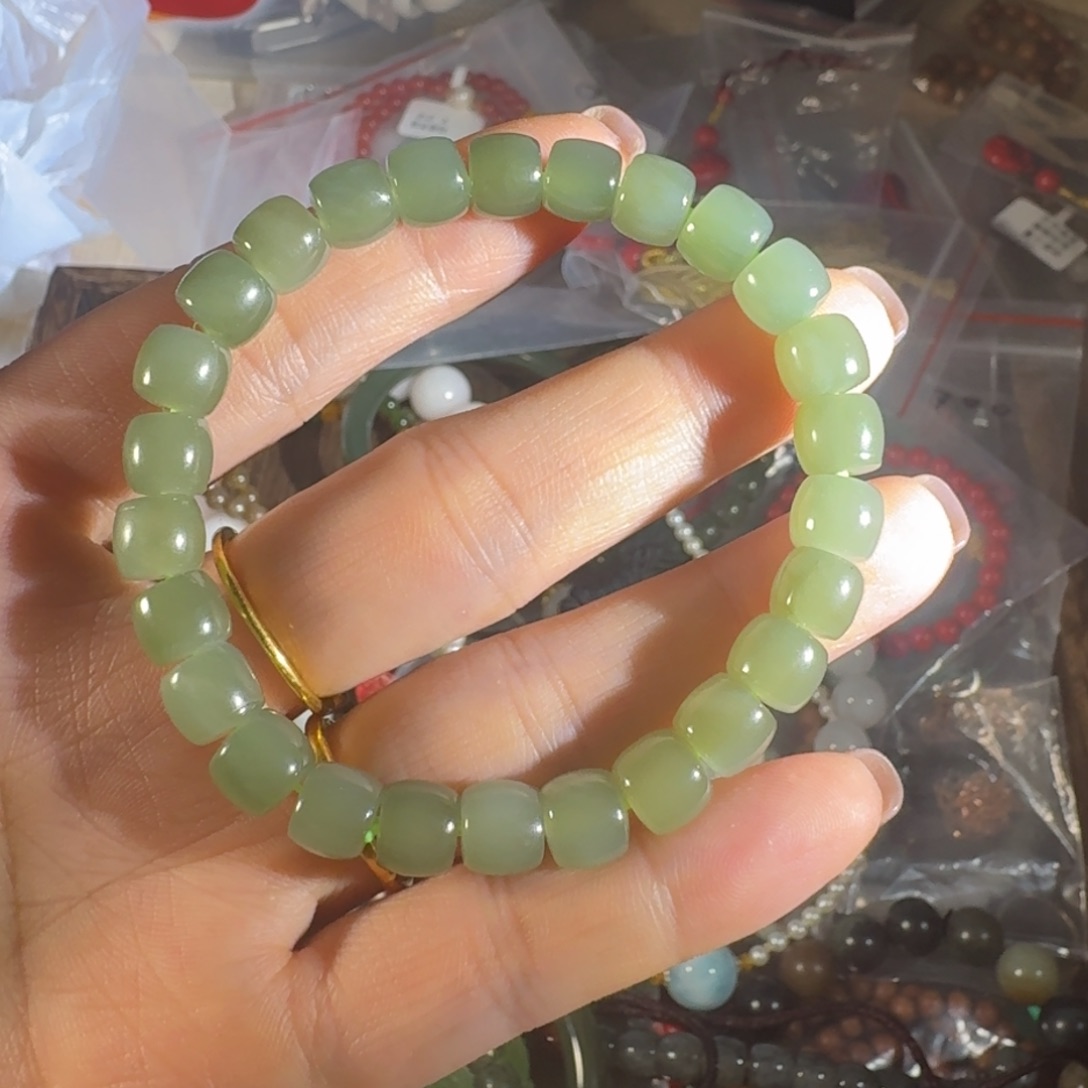 和田玉手链未镶嵌