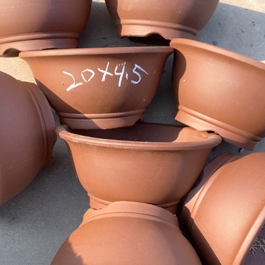 紫砂花盆100-8。20-9.5