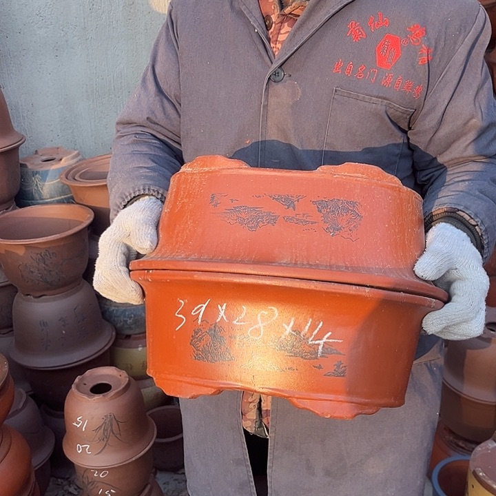 紫砂紫砂花盆也在