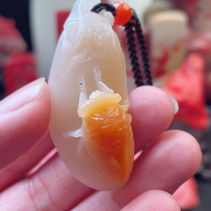 寿山石结晶地芙蓉