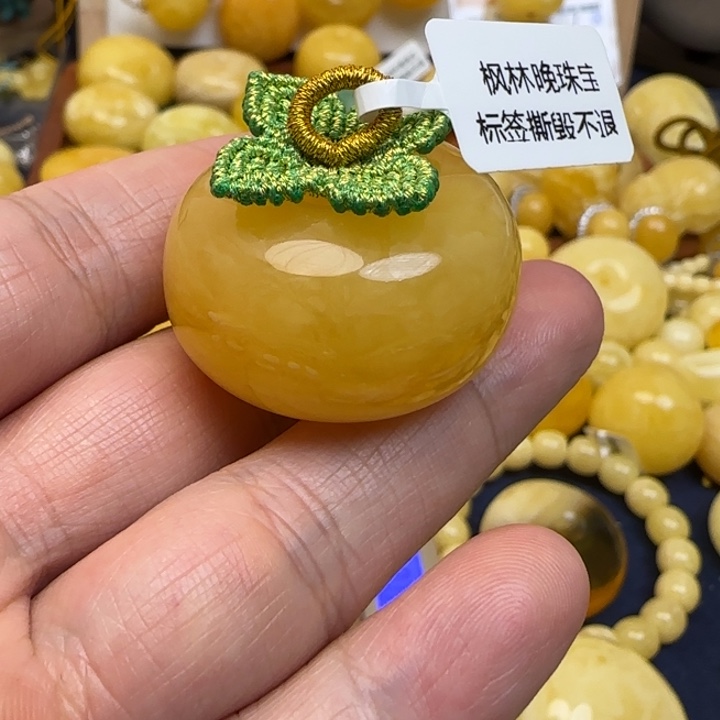 蜜蜡未镶嵌颈饰天然蜜蜡