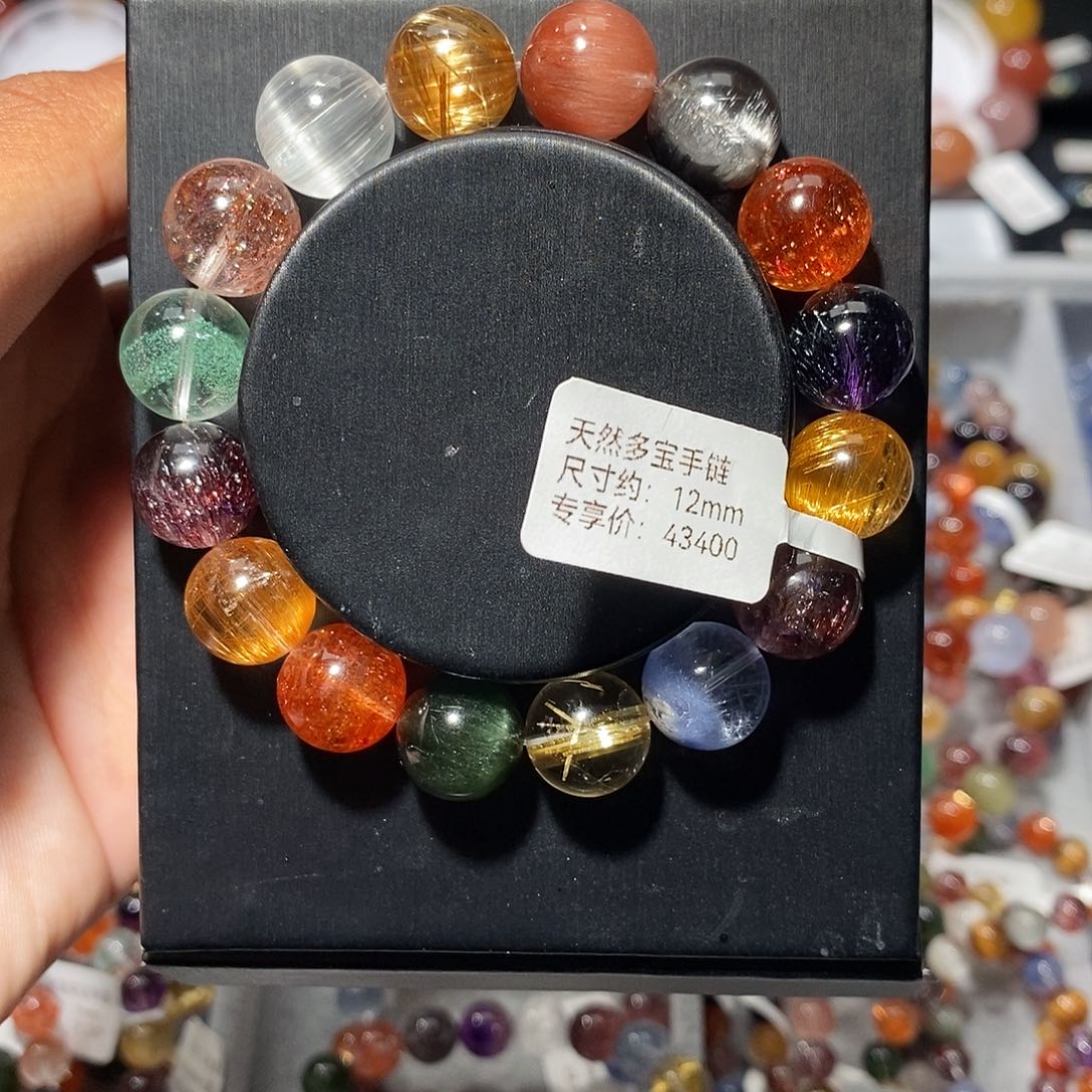 水晶未镶嵌手链多宝