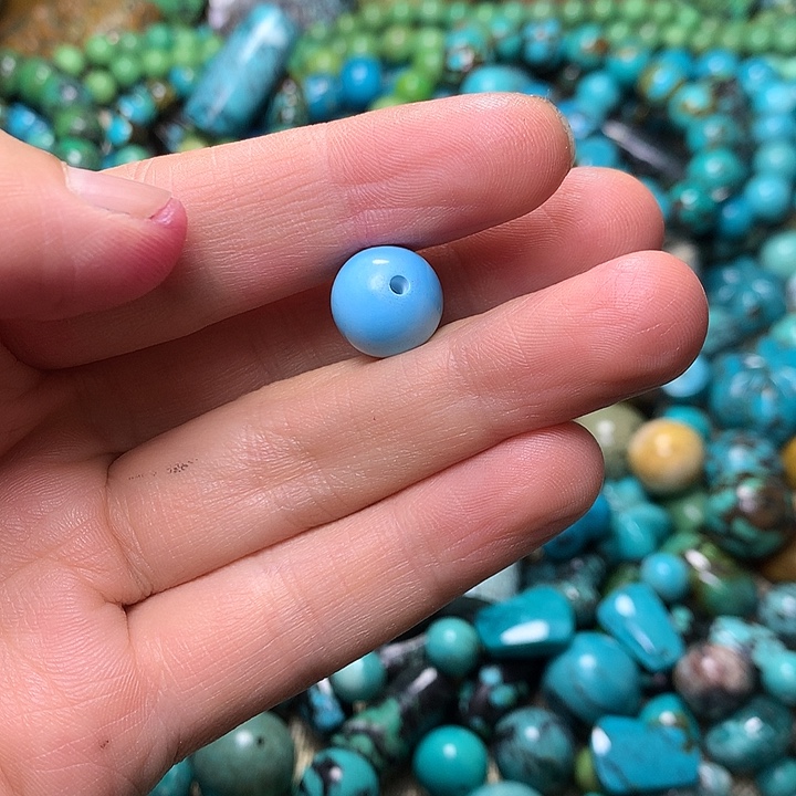 时***苒非金属高瓷蓝圆珠50