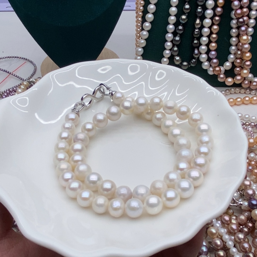 夏***意淡水珍珠默认微瑕淡水珍珠合金