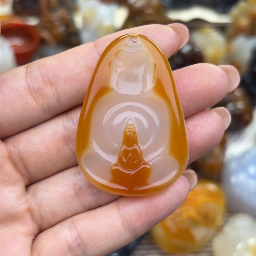 玛瑙/玉髓挂件未镶嵌