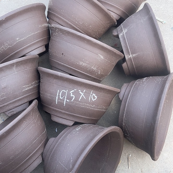 紫砂花盆100-10.。19.5-10