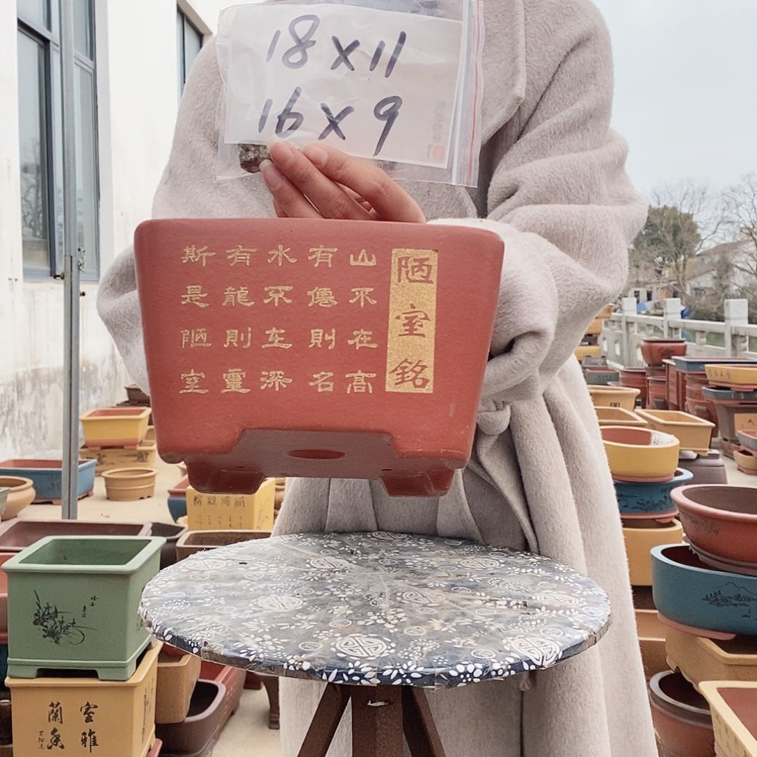 紫砂花盆紫砂花盆