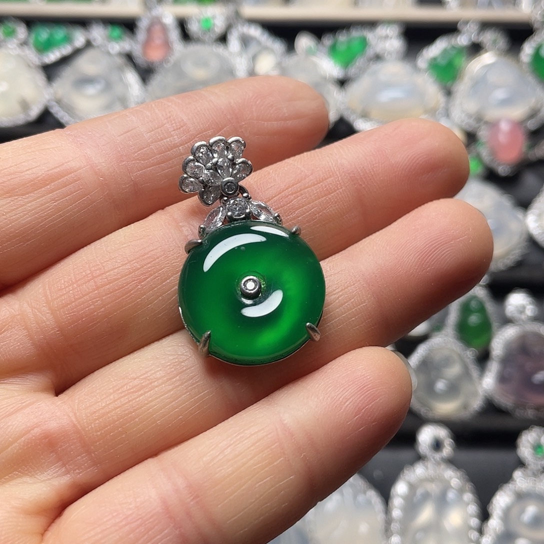 玛瑙/玉髓合金挂件