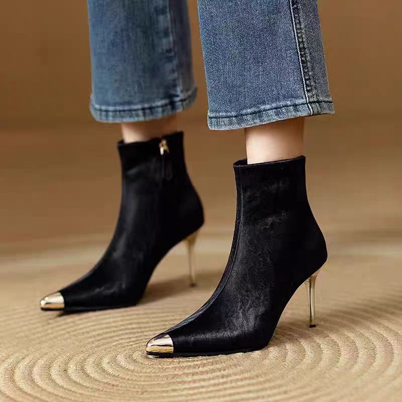 801-1000气质长短靴女2026新款秋冬百搭时尚筒靴