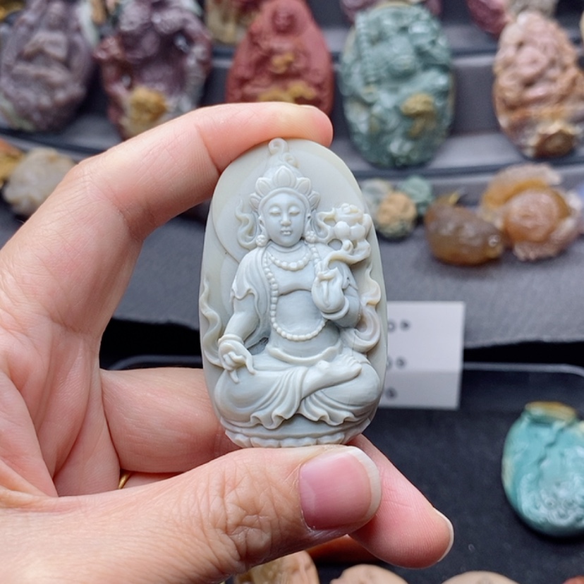 【闪购商品】未镶嵌定制石英质玉吊坠