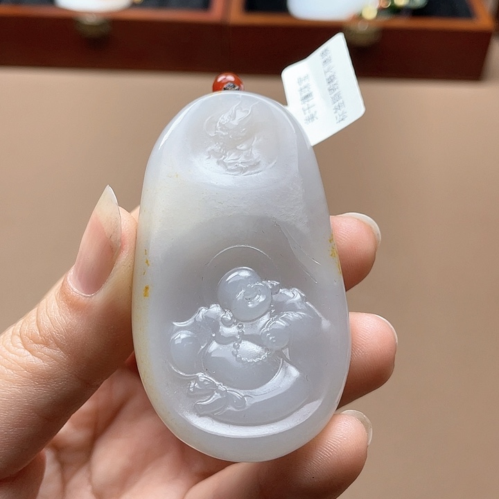 和田玉挂件未镶嵌F