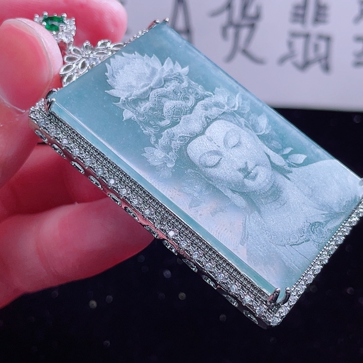 翡翠颈饰未镶嵌9999999999