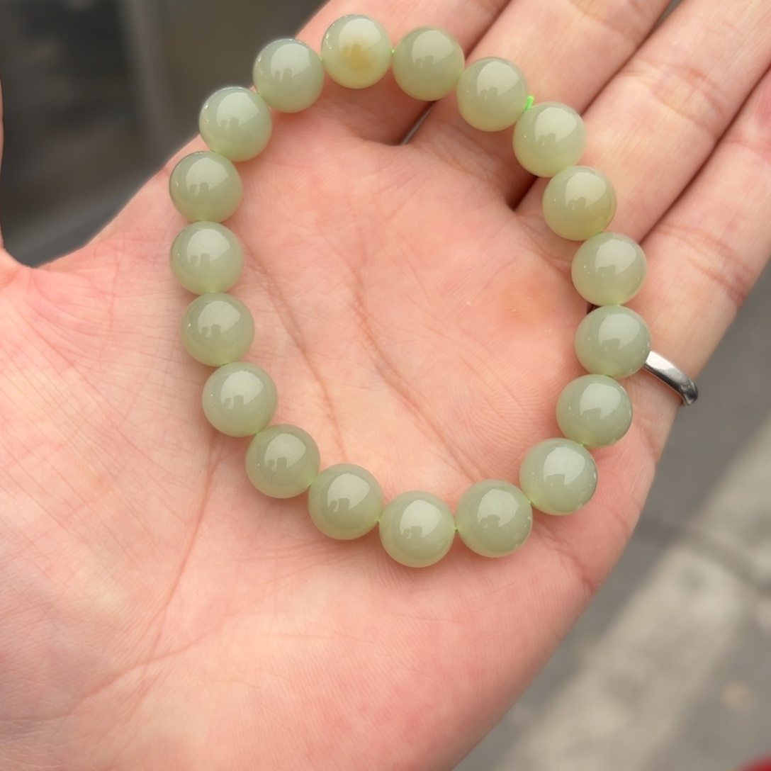 和田玉手串未镶嵌