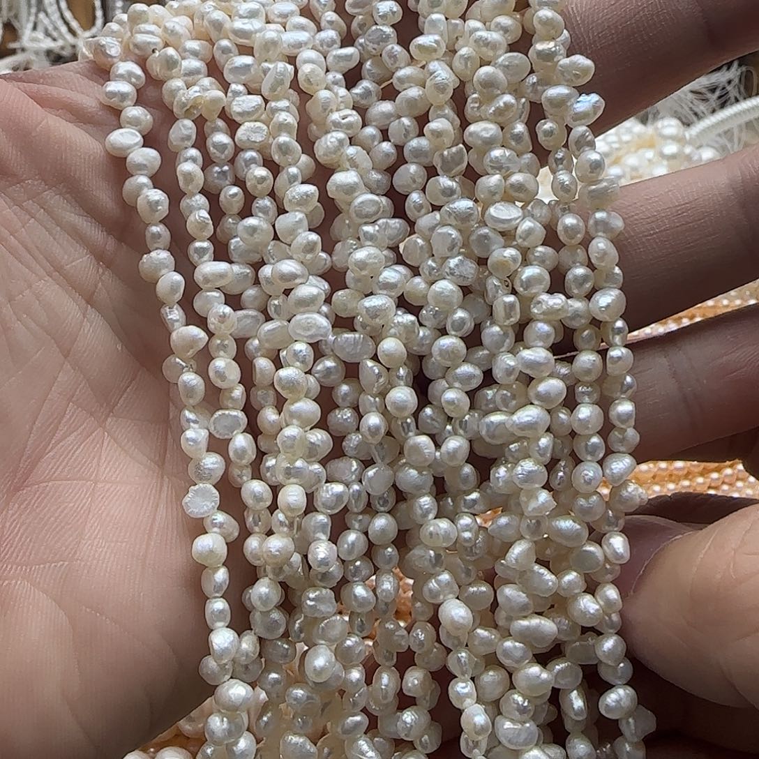淡水珍珠半成品未镶嵌巴洛克小花瓣