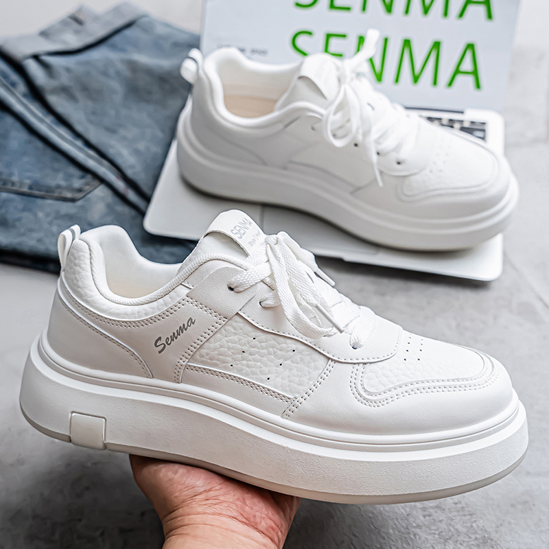 SENMA/森马爆款小白鞋情侣鞋增高透气运动板鞋ins休闲鞋秋季潮鞋
