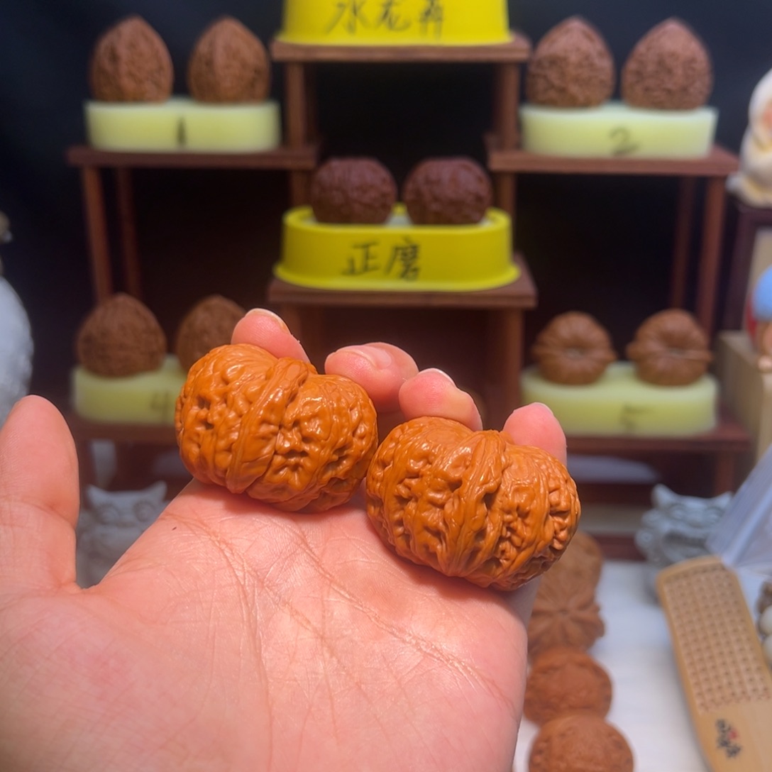 小***0吊坠文玩核桃全品45肚子元宝