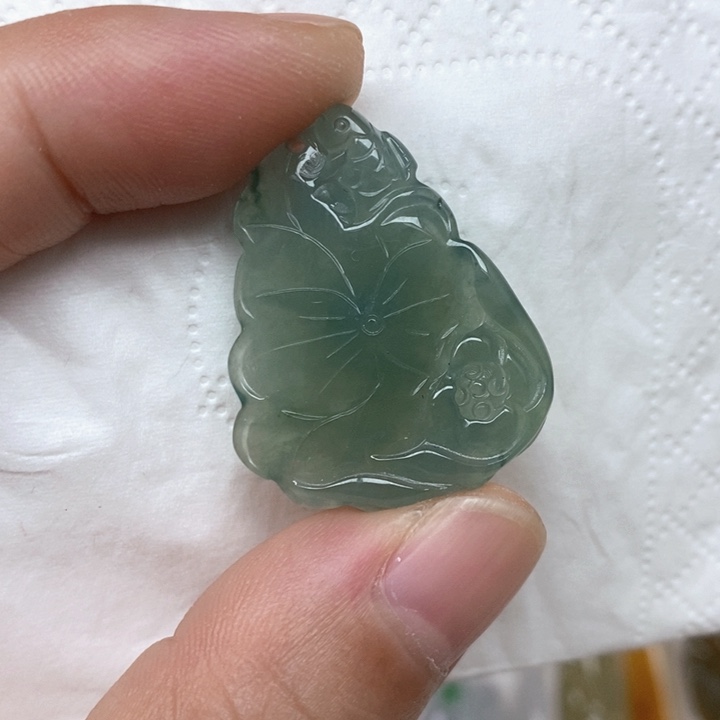 颈饰未镶嵌翡翠天然缅甸翡翠