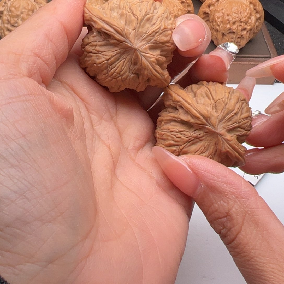 文玩核桃把件磨盘42