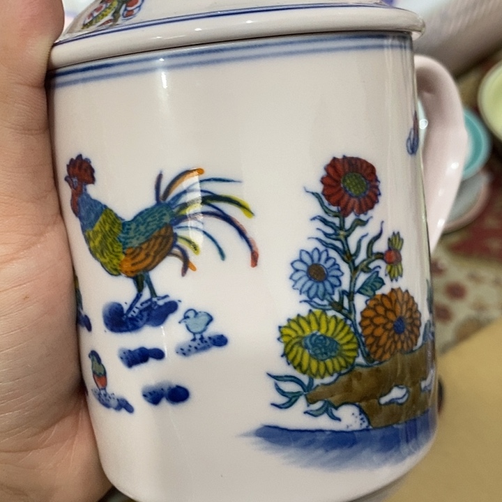 陶摆件景德镇陶瓷主人杯13344