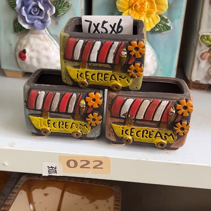 粗陶材质多肉花盆