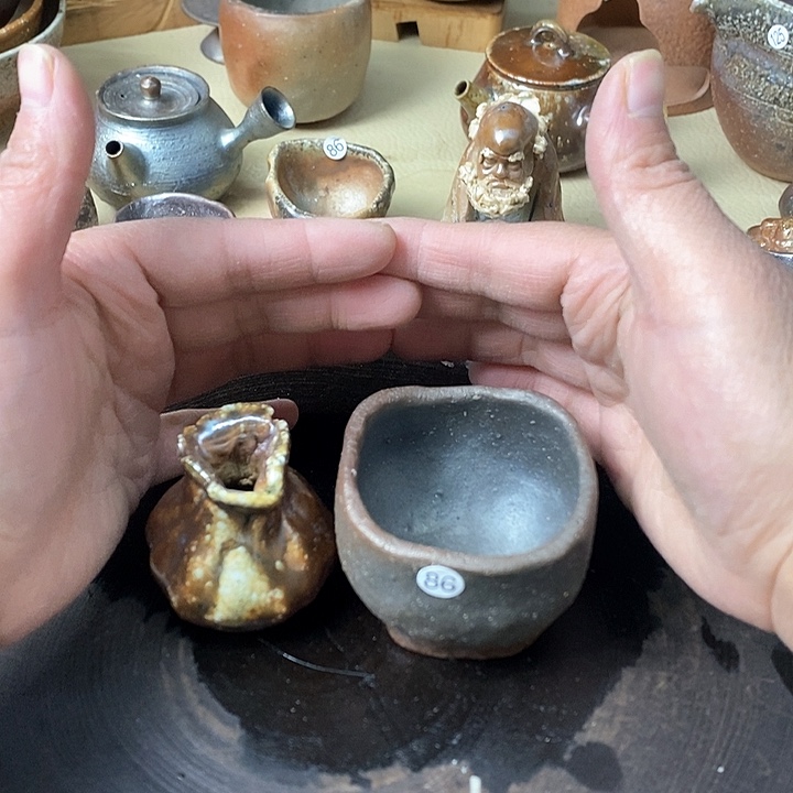 杯川宝福利柴烧茶器