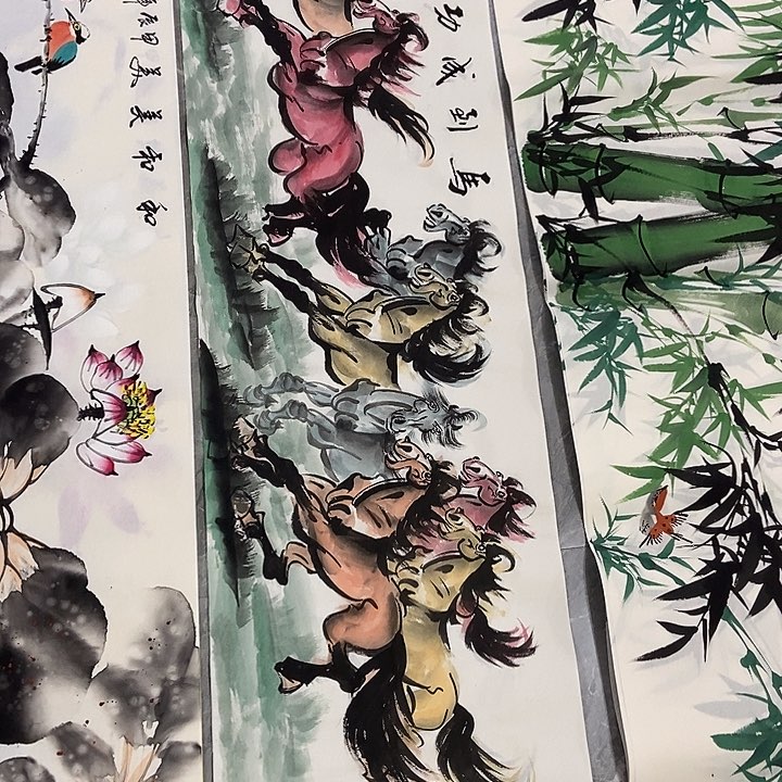 三个张画廊直播间！