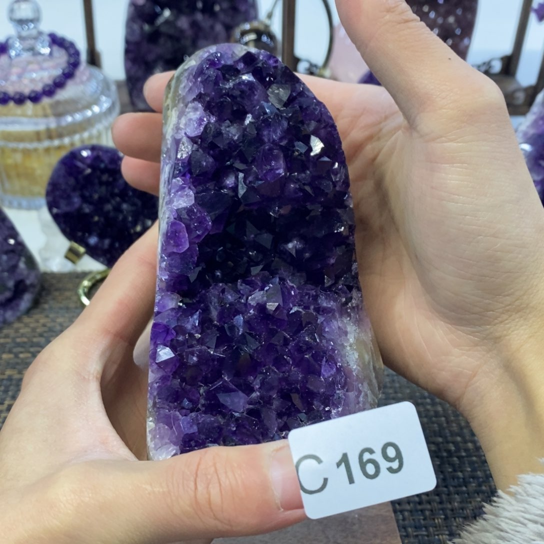 紫晶摆件摆件未镶嵌