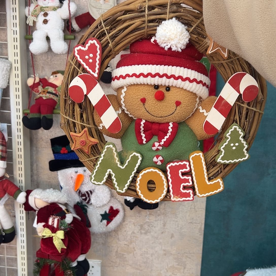 今***茶毛绒姜饼人藤圈复古