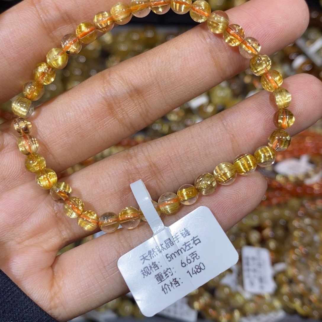 水晶未镶嵌手链手链