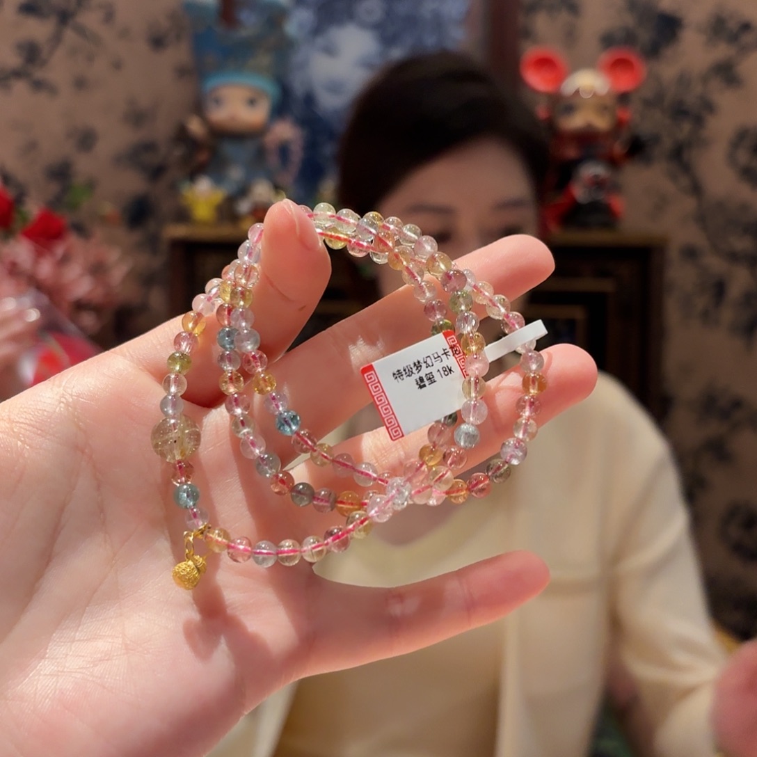 碧玺手串未镶嵌手串