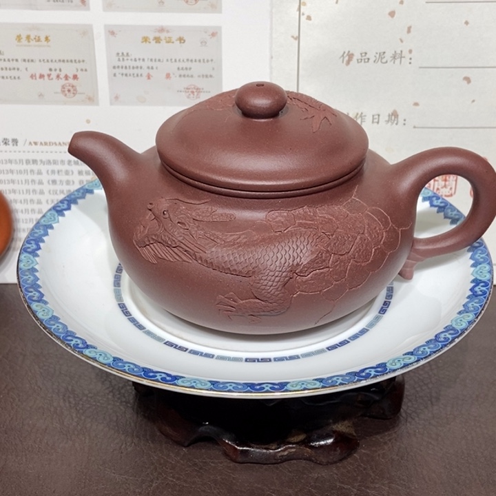 紫砂茶壶240容量宜兴紫砂