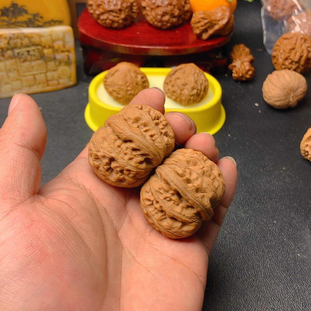 黑***明把件文玩核桃41元宝