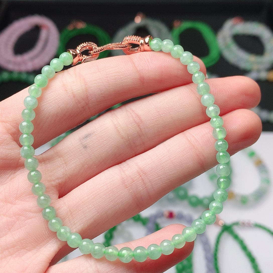 翡翠未镶嵌手链翡翠