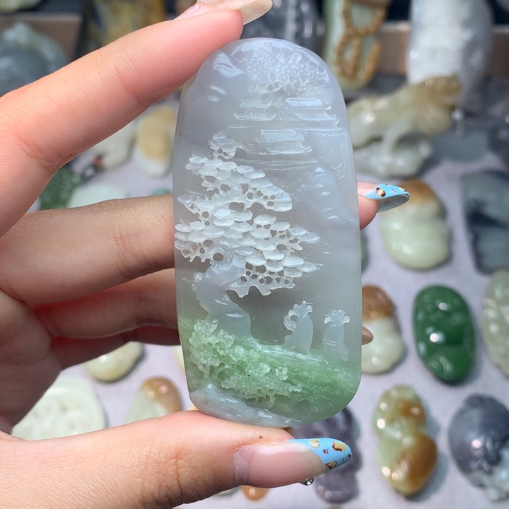 和田玉挂件未镶嵌