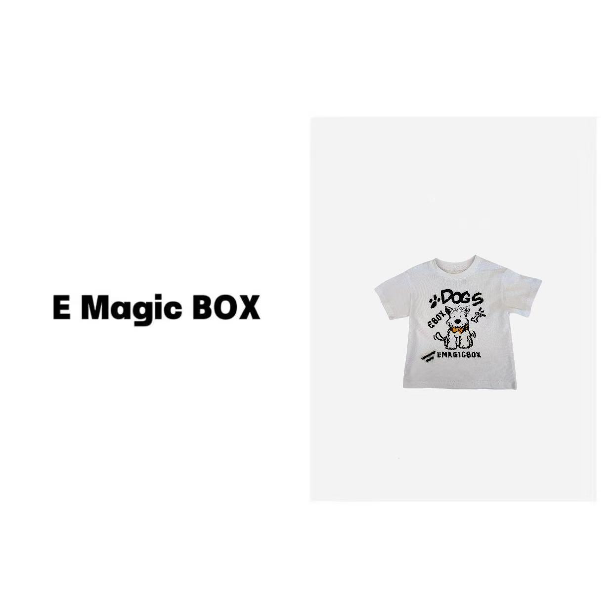 E Magic Box童装”精致萌宠”儿童夏季短袖C0268