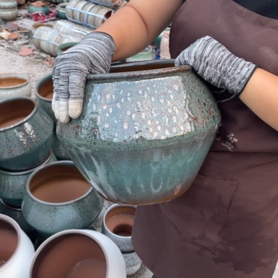 紫砂花盆口23高24正品正品