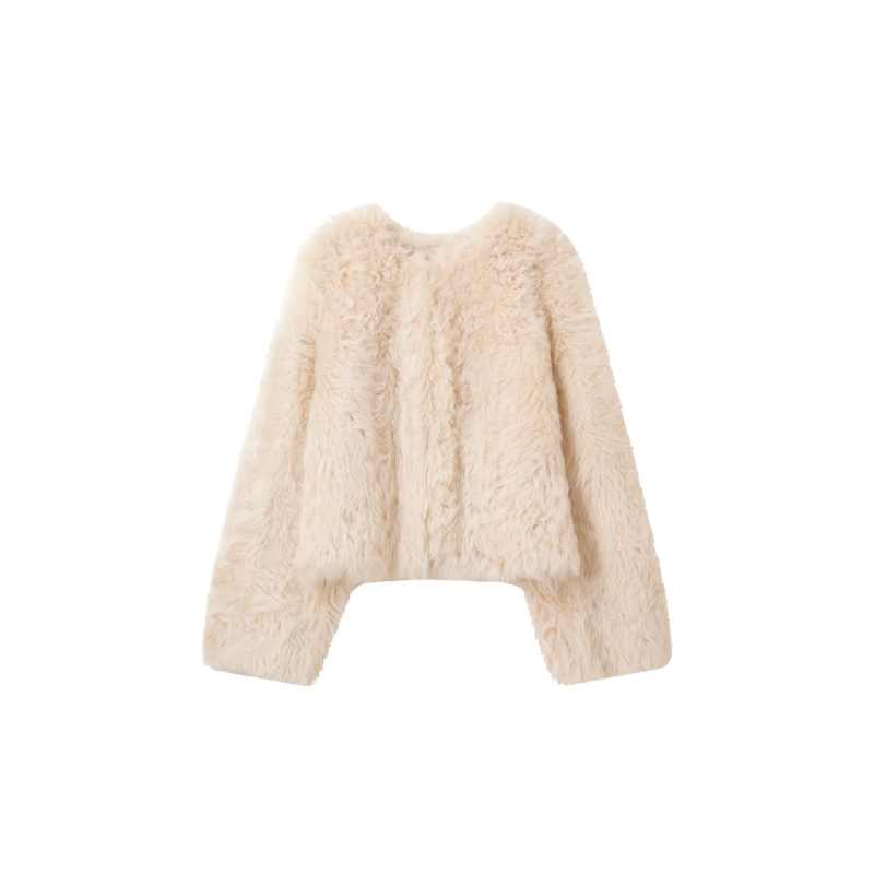 项小七ICE  设计师品牌  25冬季新品气质时尚女款短外套百搭