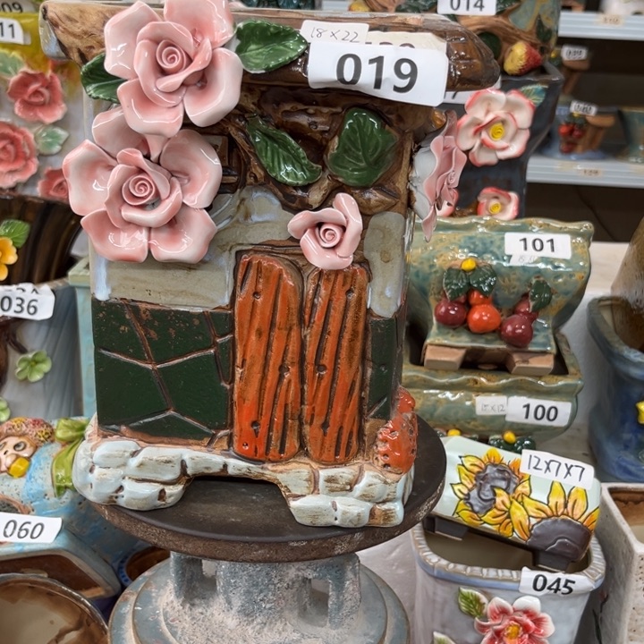 紫砂花盆粗陶材质多肉花盆