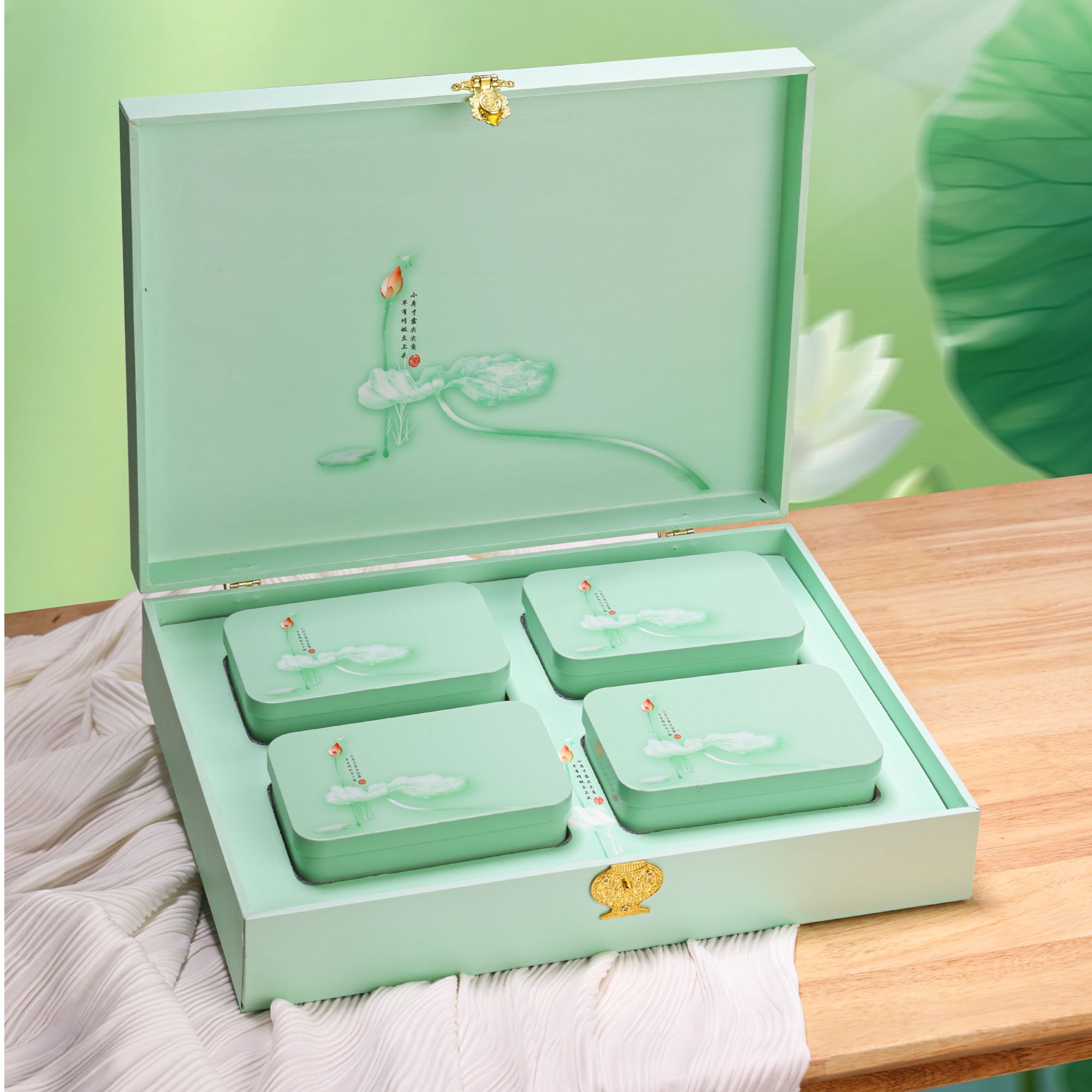 过年送礼茉莉花茶 新茶 茶叶礼盒装250克送礼茶叶 【荷韵】