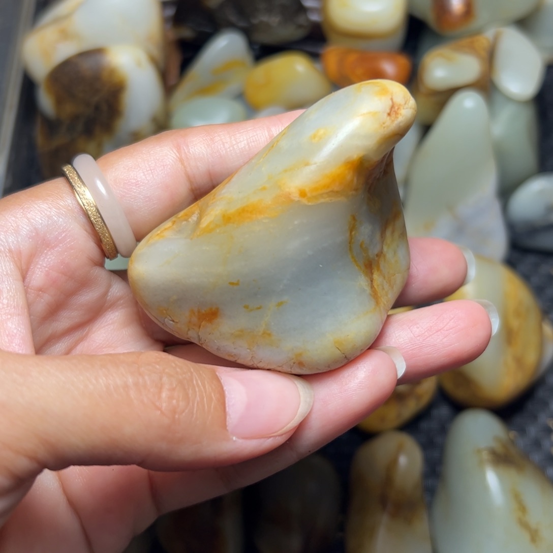 和田玉未镶嵌挂件26