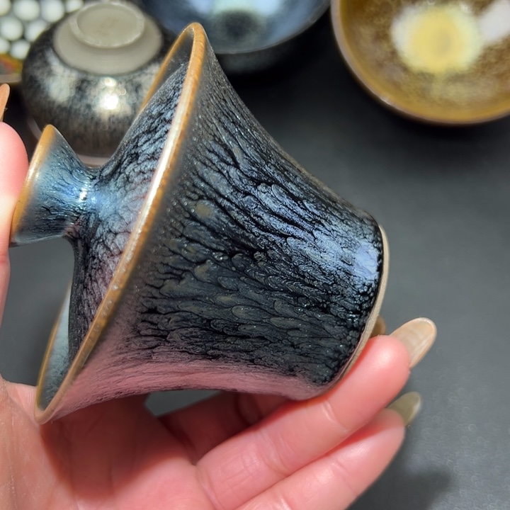 茶盏好*建窑建盏…………盖碗