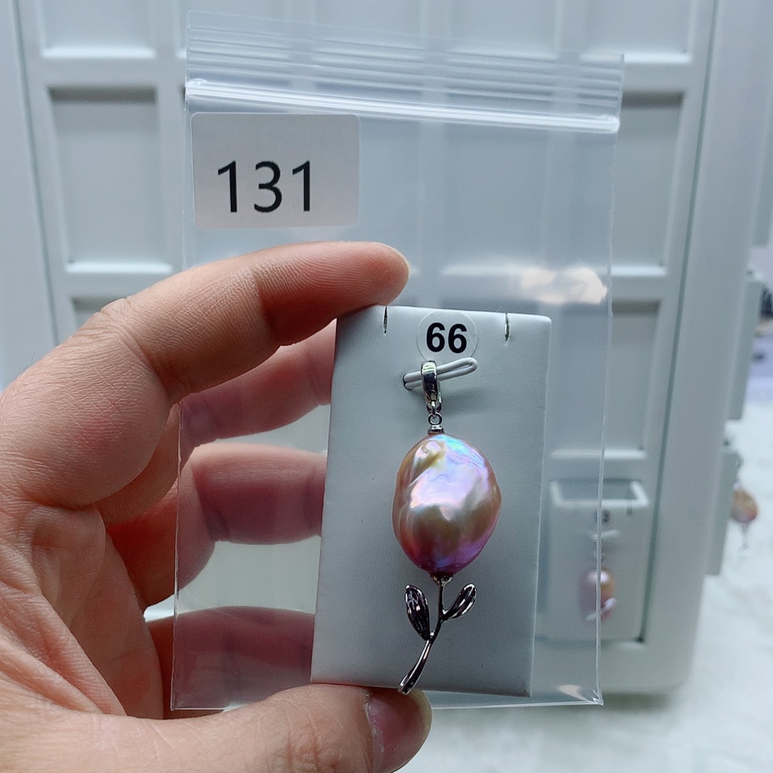 吊坠(不含链)淡水珍珠合金