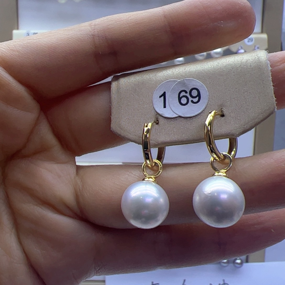淡水珍珠耳饰未镶嵌